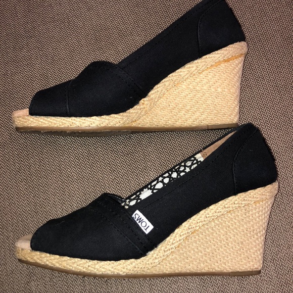 Toms black wedges - Picture 3 of 7